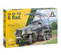 Italeri 97032 Sd.Kfz 232. 6 roues, échelle 1:72, kit de modèle en plastique / modèle en plastique à assembler