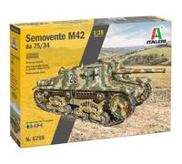 Maquette Italeri Semovente M42 75/34 1/35 : Canon Métal, Photodécoupe, Chenilles