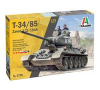 Italeri 6758 T34/85 Zavod 112, échelle 1:35, plastique Model Kit/Modèle en plastique à monter