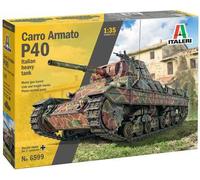 Maquette Kit tank PRM édition 6599 - CARRO ARMATO P 40 (1:35)