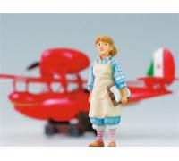 Maquette Maison Ghibli Porco Rosso Savoia S.21F Version 2 + Figurine Fio 1/72 Model Kit
