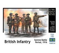 Glow2B Set de figurines Master Box Models 135 Infanterie britannique Somme 1916 – 5 figurines