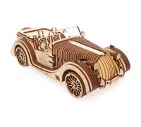 Maquette mécanique en bois à construire avec moteur V8 et transmission 3 vitesses brown TU