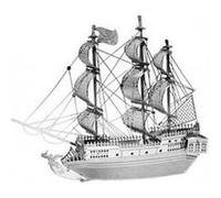 Maquette metal earth black pearl pirate ship G