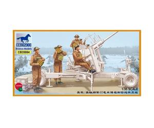 Maquette Militaire - BRONCO MODELS - CB35084 - 1/35 - Bofors Gun - Equipage en Plastique