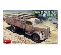 Maquette - Mini Art - Camion German 3t Cargo Truck - 1:35 - Plastique - Gris-Mini Art Multicolore