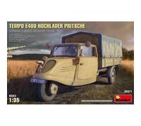 MiniArt Maquette Tempo E400 Hochlader Pritsche – Camionnette allemande à 3 roues – Blanc
