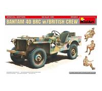 Maquette Miniart Bantam 40 Brc 1/35 Special Edition Avec équipage Britannique, V