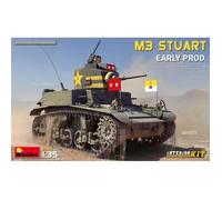MiniArt 35404 1:35 M3 Stuart précoce Prod. Interior Kit - Réplique fidèle à l'original, modélisme, kit de Construction en Plastique, Bricolage, Loisirs, Collage, kit de modélisme, Assemblage, Non
