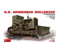 Maquette Miniart U.s. Armoured Bulldozer 1/35, Bulldozer Blindé Us Army Wwii, Mo