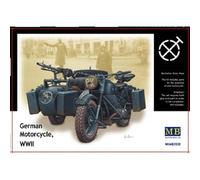 Maquette Moto Bmw R75 Side Car Allemande 2e Guerre Mondiale |master Box Ltd|3528
