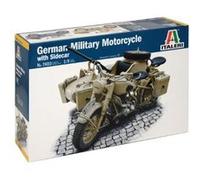 Maquette moto militaire : BMW R75 & Sidecar Italeri G
