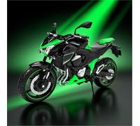 Maquette Moto pour Kawasaki Z800 l'épour Chelle 1/12 Alliage idéale comme décoration pour Un gâteau ou Cadeau(Vert)