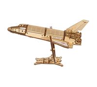UGEARS Navette Spatiale Discovery de la NASA Maquette en Bois à Construire - Puzzle 3D Bois Navette Spatiale à l'échelle 1:96 - Construction Adulte pour Les Passionnés d'Espace et Modélisme