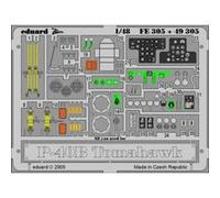 MAQUETTE P 40B TOMAHAWK TRUMPETER1/48 EDUARD FE305 G