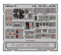 MAQUETTE P 40N WARHAWK HASEGAWA 1/48 EDUARD FE333
