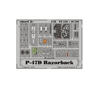 MAQUETTE P47D RAZORBACK TAMIYA 1/48 EDUARD FE226