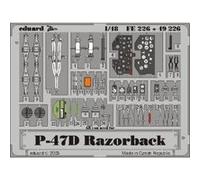 MAQUETTE P47D RAZORBACK TAMIYA 1/48 EDUARD FE226 G