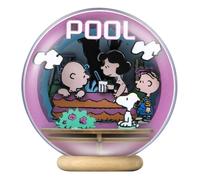 Maquette - PANTASY - Snoopy Puremind - Couleur Rose - Pour Enfant - Globe de Théâtre en Bois