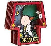 Maquette Pantasy Snoopy Puremind Wooden Theater Healing Hug Multicolore Multicolore