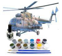 Maquette plastique - MISTER CRAFT HOBBY KITS - MIL MI-17 HIP START SET 1/72 - Couleur bleu - Intérieur - Adulte