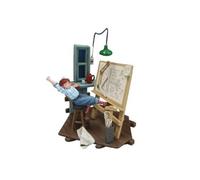 MAQUETTE MAISON GHIBLI PORCO ROSSO SLEEPLESS FIO 1 48 TO PAINT MODEL KIT