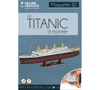 Maquette - Puzzle - 3D - Titanic - Bateau - 111 pièces - Dès 8 ans