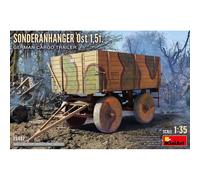 Maquette Remorque Sonderanhanger Ost 1.5t. German Cargo Trailer |miniart|35487|