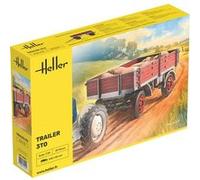 Maquette Remorque - Trailer 3to - 1/24 Heller