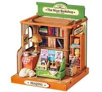 Rolife Maquette The Muse Bookshop Serre-livres DIY Multicolore