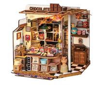 Maquette Rolife Serre-livres Book Nook Maison miniature Chocolaterie Henry