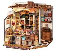Maquette Rolife Serre-livres Book Nook Maison miniature Chocolaterie Henry