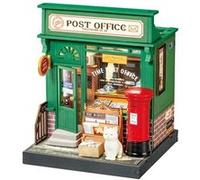 Maquette Rolife Serre-livres Book Nook Bureau de poste Multicolore G