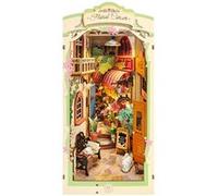 Serre-livres en bois - Robotime - Floral Corner - DIY - Éclairage tactile - Décor européen