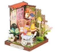 Maquette Rolife Serre-livres Book Nook Jardin de thé fantaisie Multicolore G