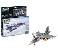 Revell Maquette Saab JAS-39C Gripen – Échelle 1/72 – Plastique non monté/non peint, accessoires