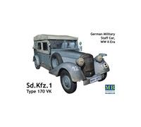 Maquette Sd. Kfz. 1 Type 170 Vk, German Military Staff Car, Ww Ii Era |master Bo