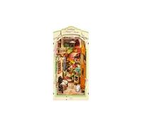 Serre-livres en bois - Robotime - Floral Corner - DIY - Éclairage tactile - Décor européen