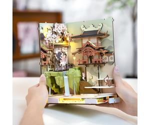 Maquette - serre livres sakura fleuri