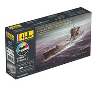 Maquette sous-marin : Collection historique : Starter Kit : U-Boot Type VII C
