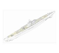 Maquette Sous-Marin : German Navy Type Ix-C U-Hobby Boss