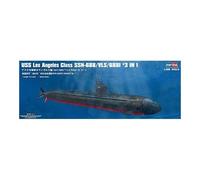 Maquette Sous-Marin : Uss Los Angeles Class Ssn-688/Vls/688i : 3 En 1-Hobby Boss