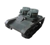 Maquette soviétique T-26 de char léger en papier, jeux de Construction 3D faits à la main, jouets éducatifs, modèle de carte cadeau à construire soi-même, 1:25