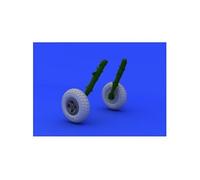 MAQUETTE SPITFIRE WHEELS-4 SPOKEEDU/48 EDUARD 648118