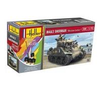 Maquette STARTER KIT M4A2 Sherman Division Leclerc Multicolore