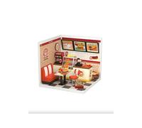 ROBOTIME Maquette Super Creator DIY Yum Yum Burgers - Maison miniature - Rouge
