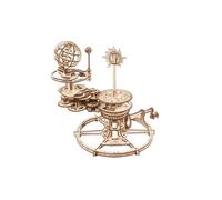 UGEARS Puzzle 3D mécanique Tellurion - Cadeau de fête des pères Terre et Lune Puzzles en Bois 3D pour Adultes - Kits de modèles pour Adultes à Construire - Kit de modèle de système Solaire éducatif