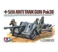 Maquette Tamiya Pak 38 5 Cm 1/35 Avec équipage Et Accessoires, Canon Antichar Al