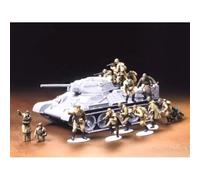 Tamiya Maquette 32521 1/48 – Infanterie russe et équipage de char (Seconde Guerre mondiale)