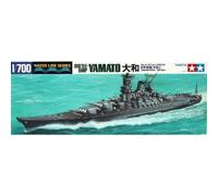 Maquette Tamiya Yamato 1/700 Water Line, Cuirassé Japonais Wwii, Détails Précis,